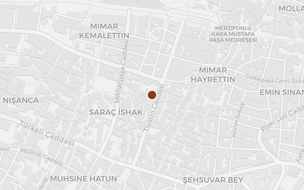 Map of The coffeehouse today