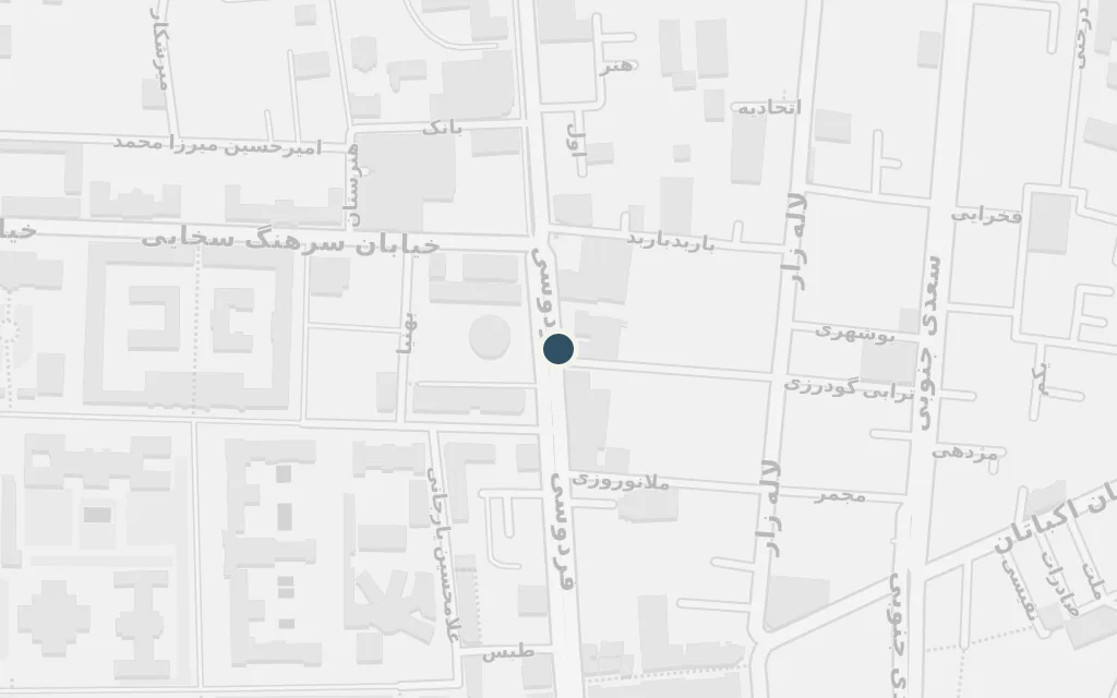 Map of Toopkhaneh (Sepah) Square today