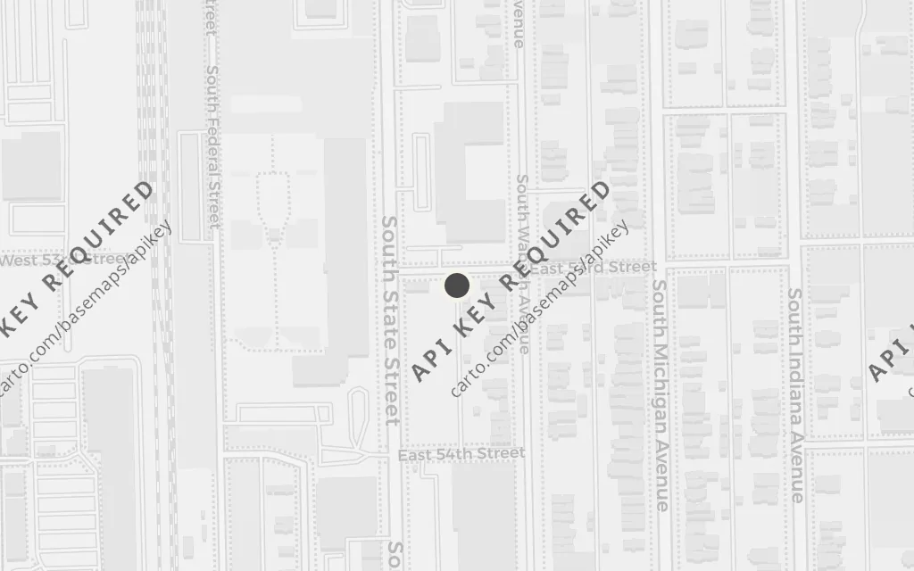 Map of The abandoned South Side building today