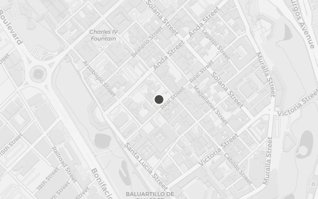 Map of Intramuros (the friars) today