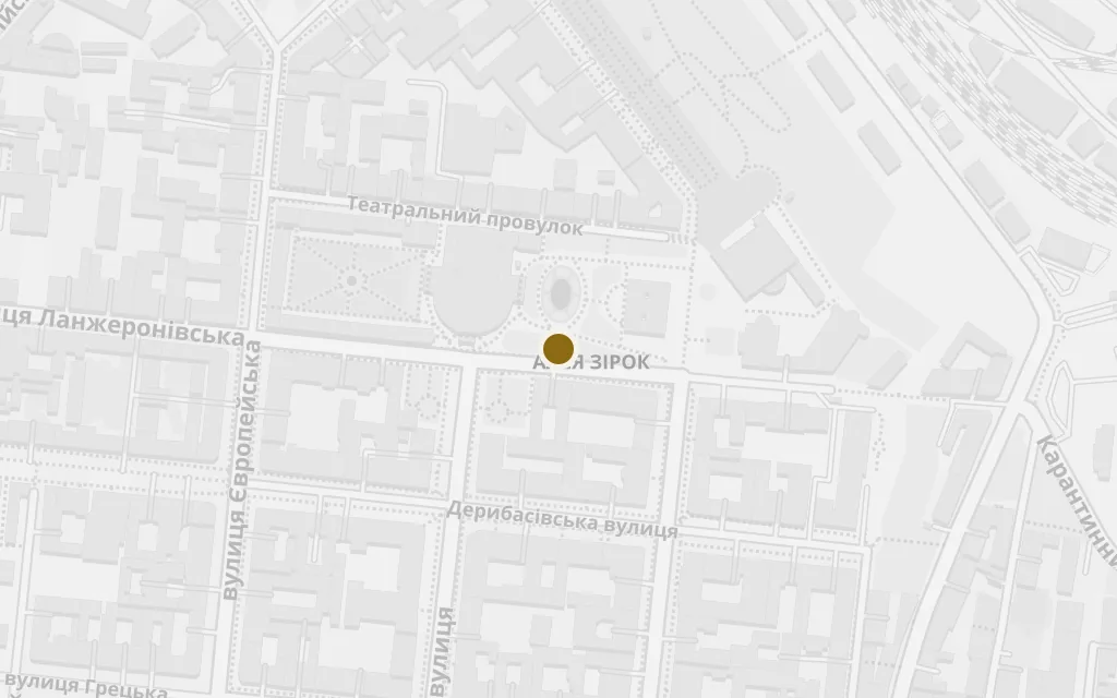 Map of Deribasovskaya (the raids) today