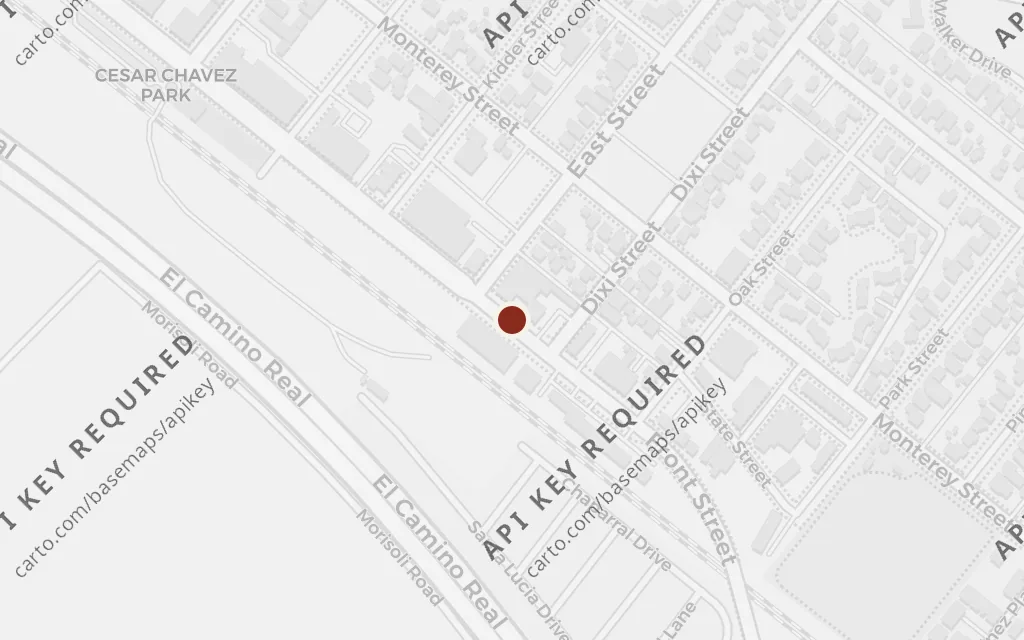 Map of The town of Soledad today