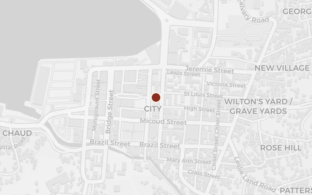 Map of Castries today