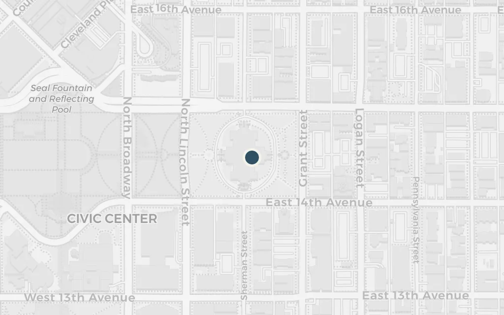 Map of Denver today