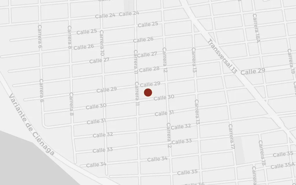 Map of The banana massacre today