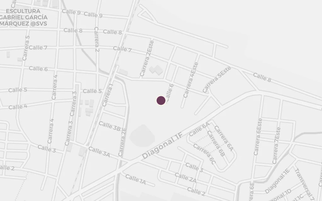 Map of The Buendía house today