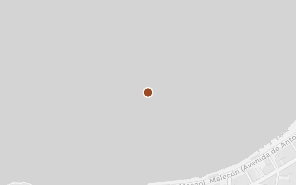 Map of The Malecon today