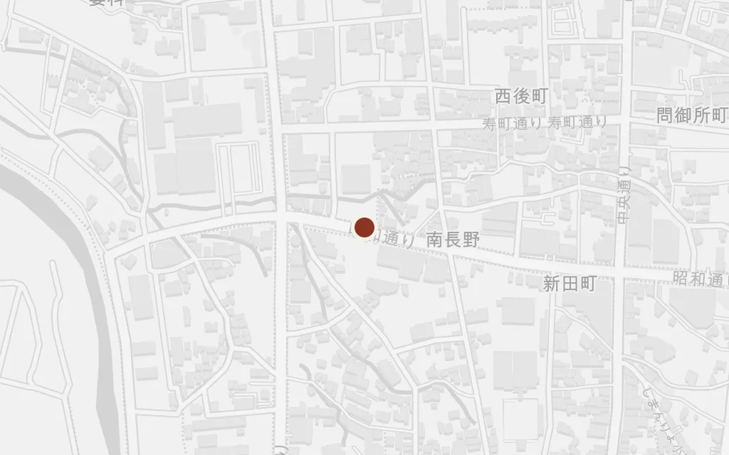 Map of Noa's exile, Nagano today
