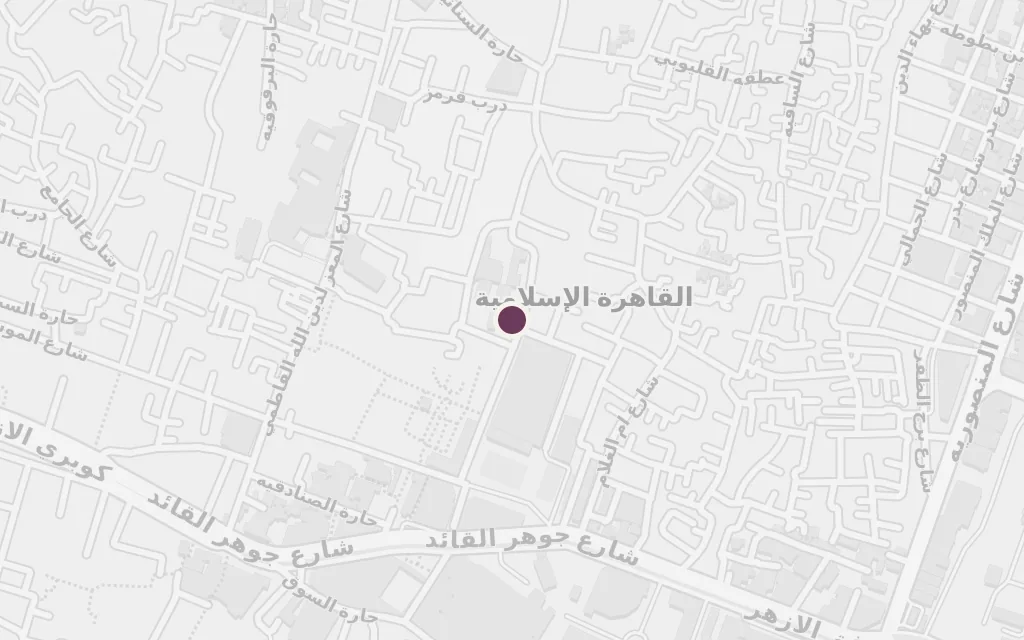 Map of The mosque of al-Husayn today