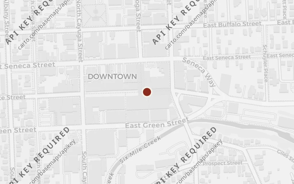 Map of The town of New Wye today