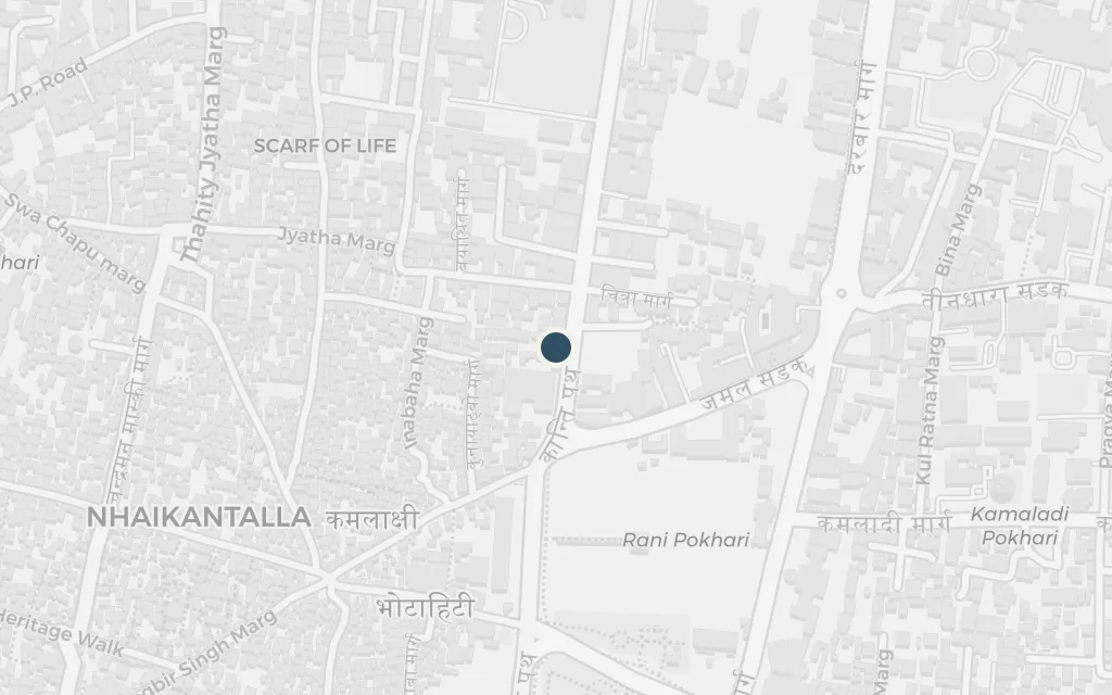Map of The painter's studio today
