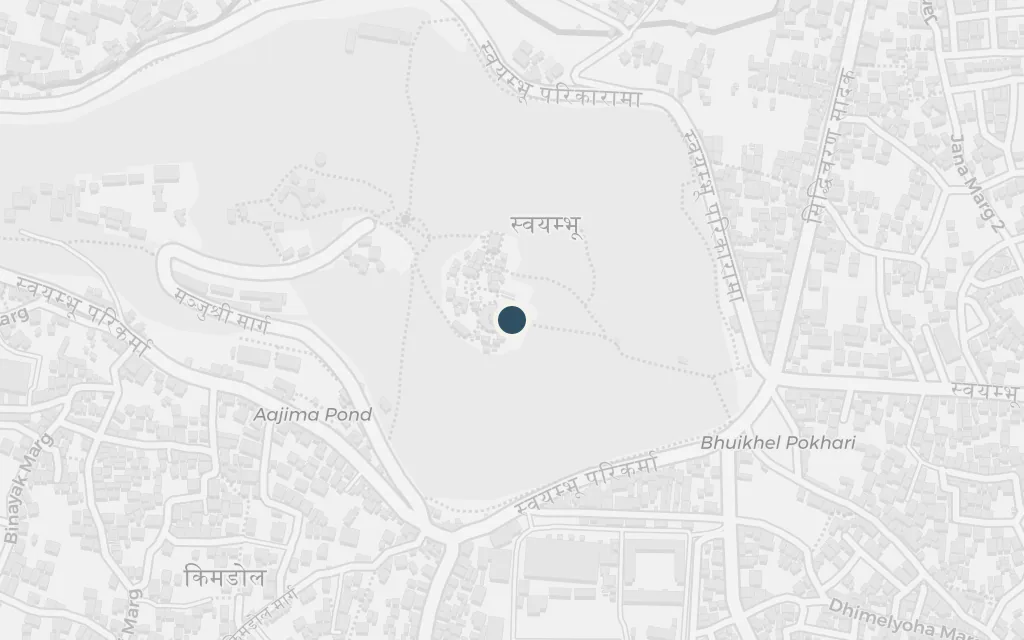 Map of Swayambhu today