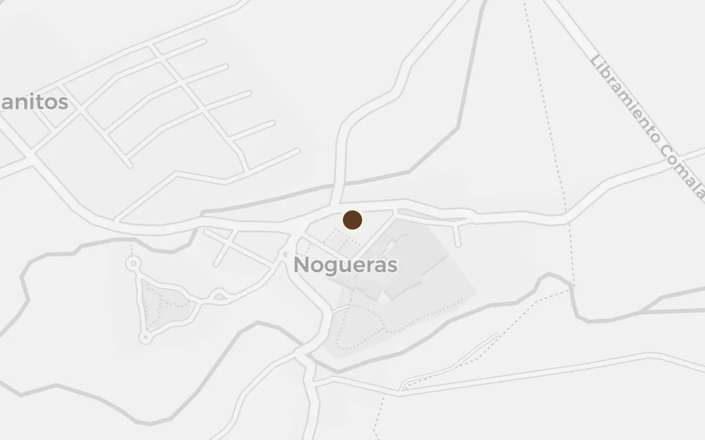 Map of The Media Luna, Pedro Páramo's estate today
