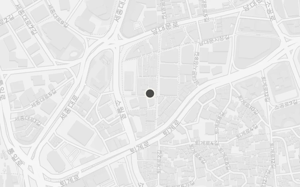 Map of The streets of Seoul (the sightings) today