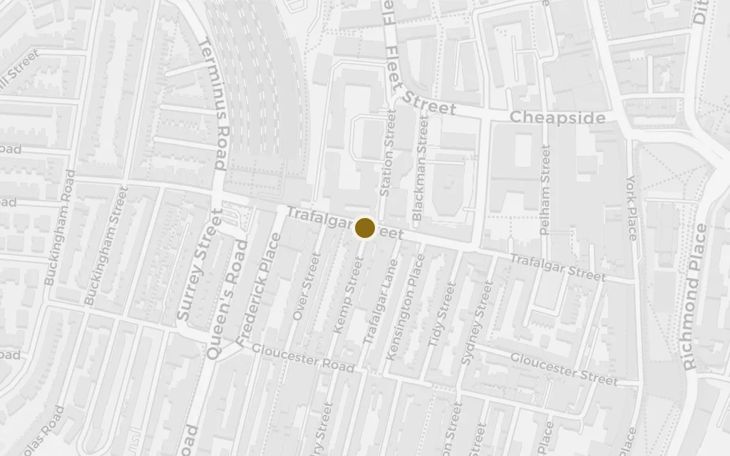 Map of Brighton today