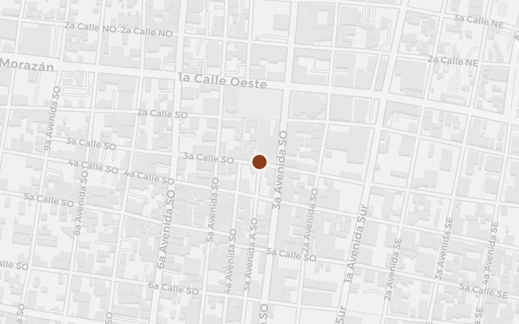 Map of San Pedro Sula today