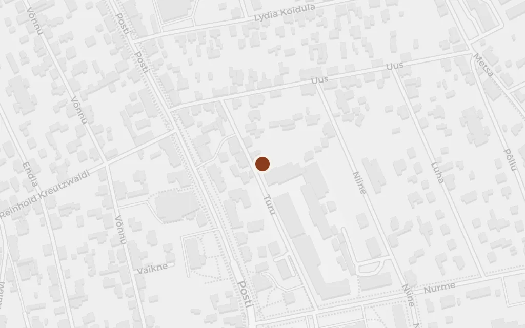 Map of Haapsalu, the county town today