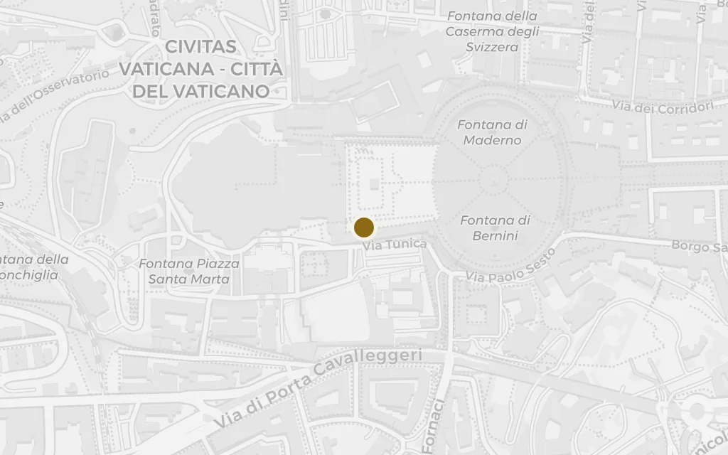 Map of The Circus of Nero, the Vatican Field today