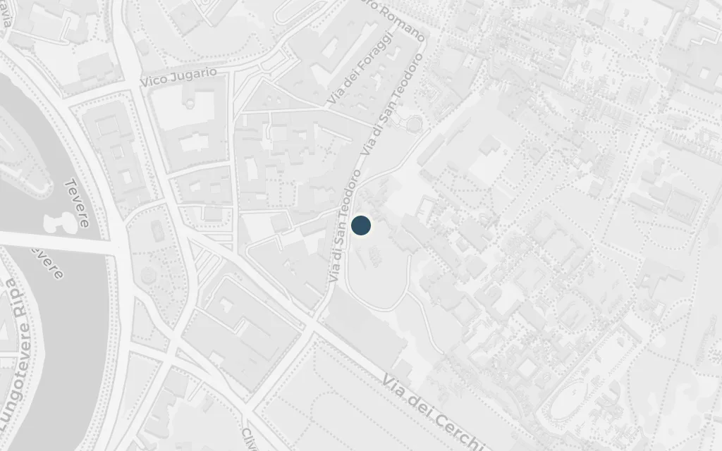 Map of The Mamertine Prison today