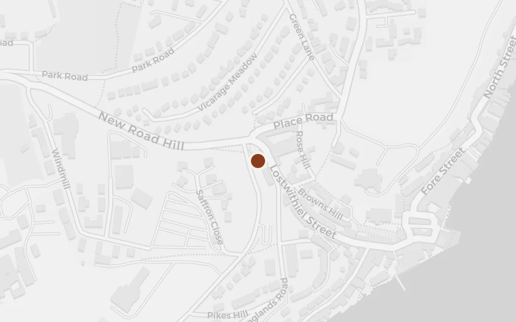 Map of Fowey today