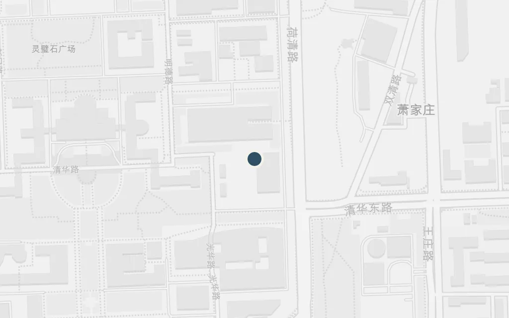 Map of Mr Cao's house, Haidian today