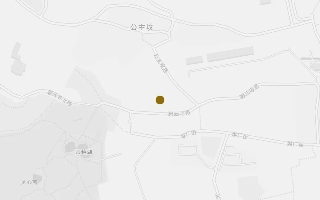Map of The Western Hills (the camels) today