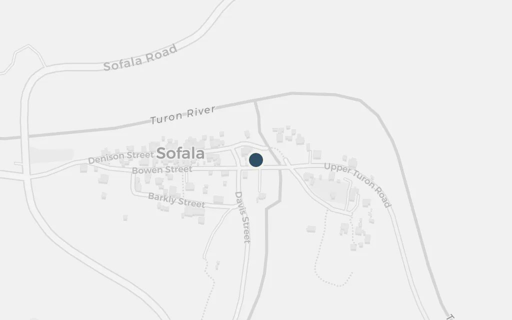 Map of The Turon goldfields today