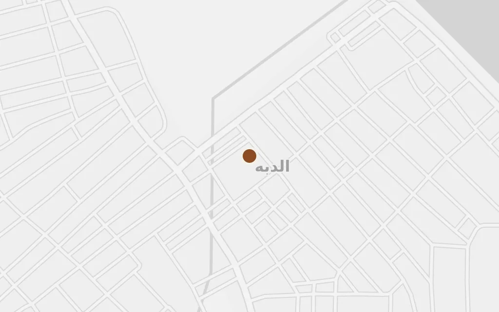 Map of Ad-Dabbah, the town on the Nile today