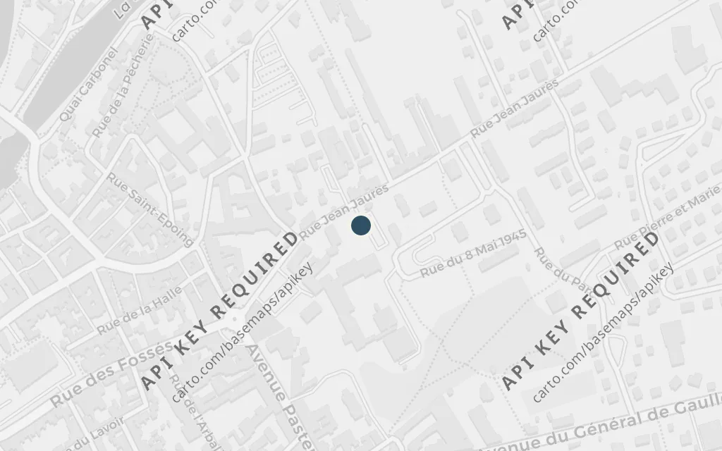 Map of Nogent-sur-Seine, Frédéric's home town today
