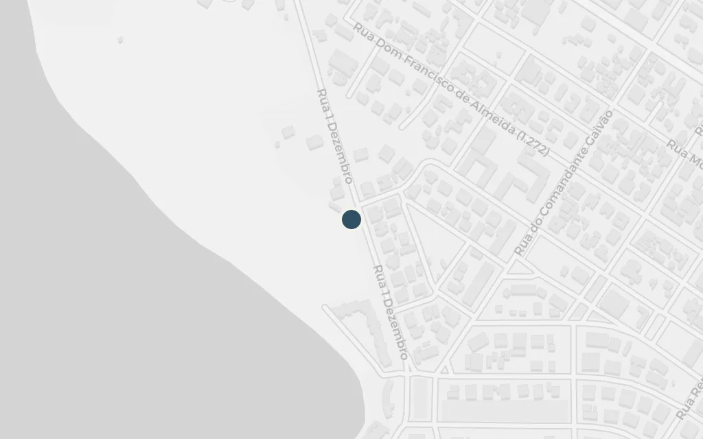 Map of Beira, the port city today