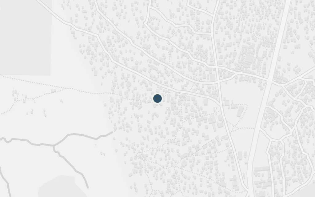 Map of The interior camp, Gorongosa today