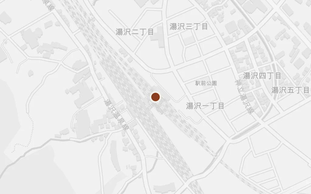 Map of Echigo-Yuzawa Station today