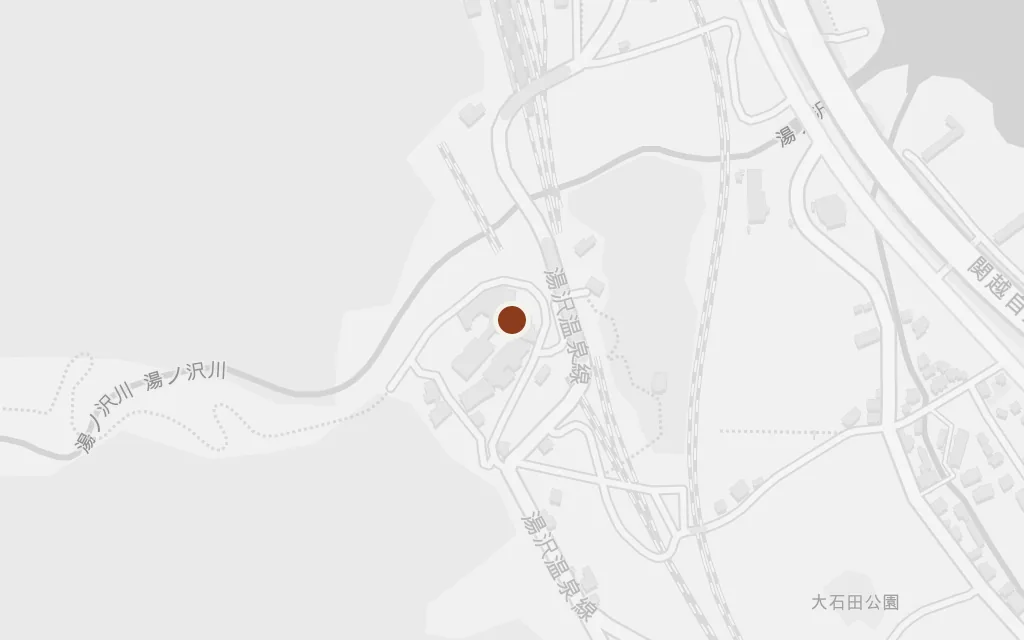 Map of Takahan, the inn on the slope today