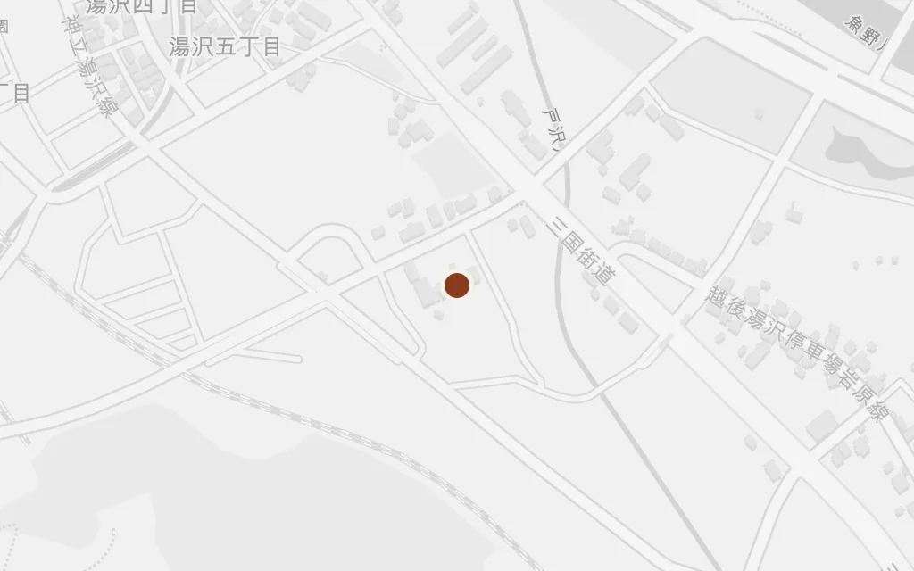 Map of Yuzawa hot-spring town today