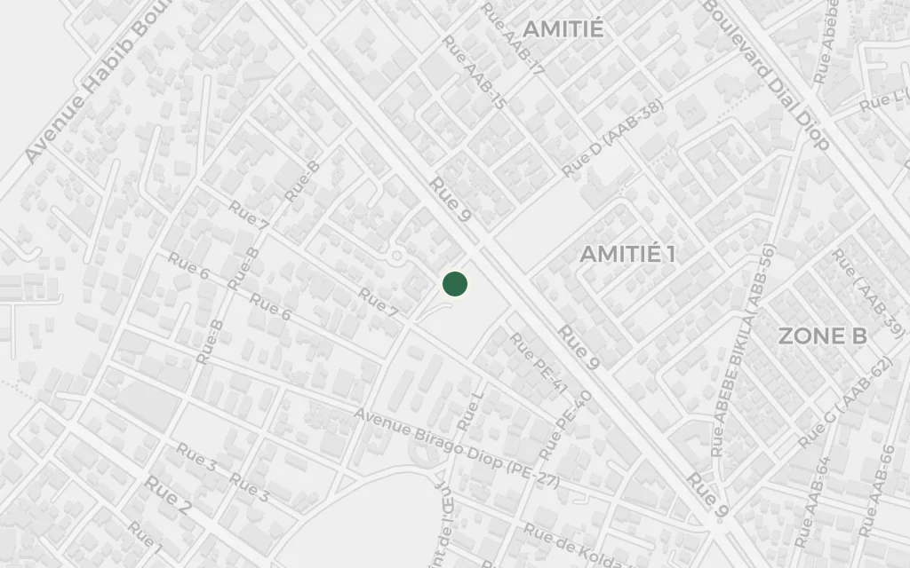 Map of The school today