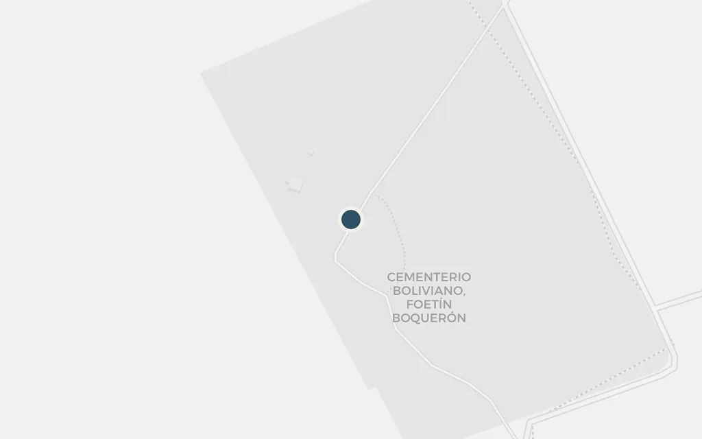 Map of The Chaco front, near Boquerón today