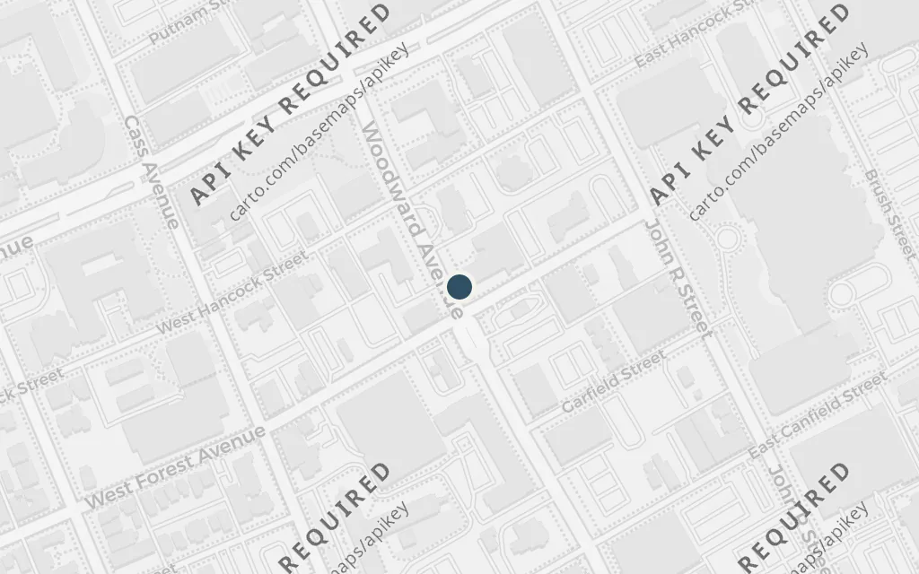 Map of Not Doctor Street & Mercy Hospital today