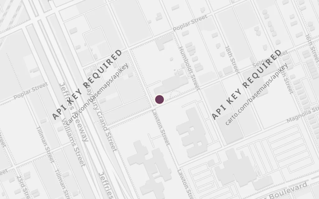 Map of Pilate's house, the south end today