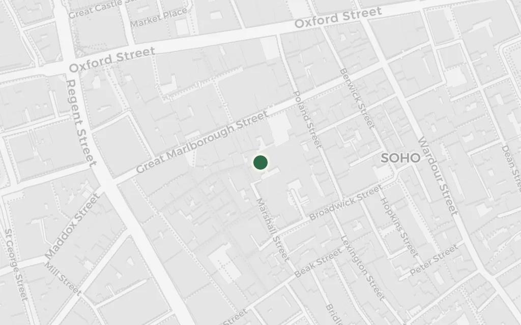 Map of The by-street door today