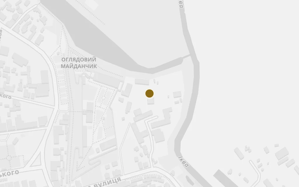 Map of Dubno besieged today