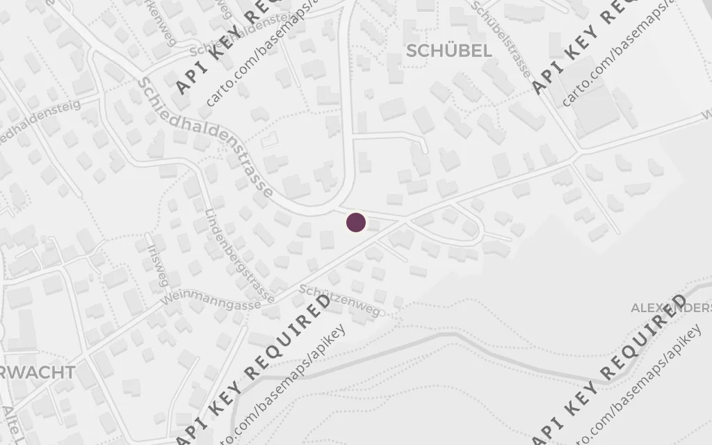 Map of The clinic on Lake Zurich today