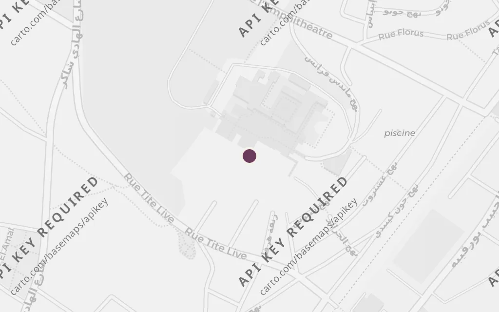 Map of Carthage, the Byrsa hill (Dido's city) today