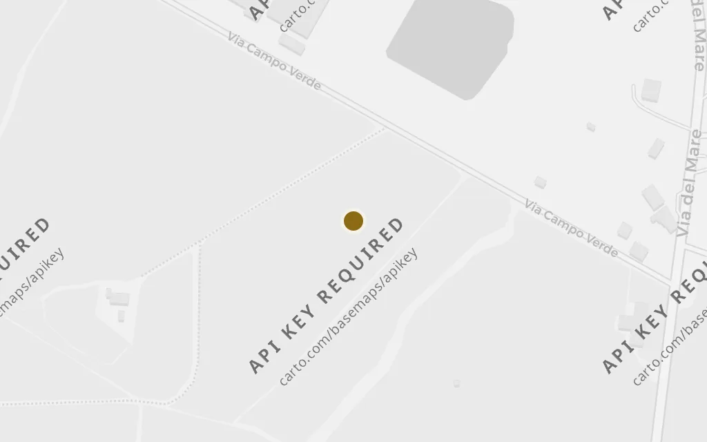Map of Lavinium, the landfall in Latium today