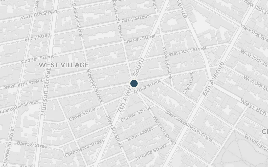 Map of Greenwich Village today