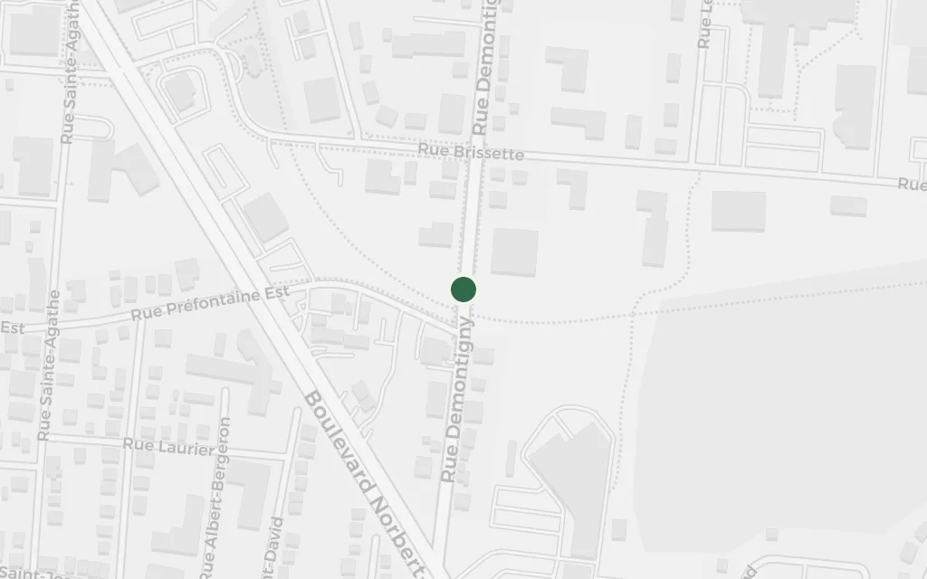 Map of Ste-Agathe-des-Monts (the resort) today