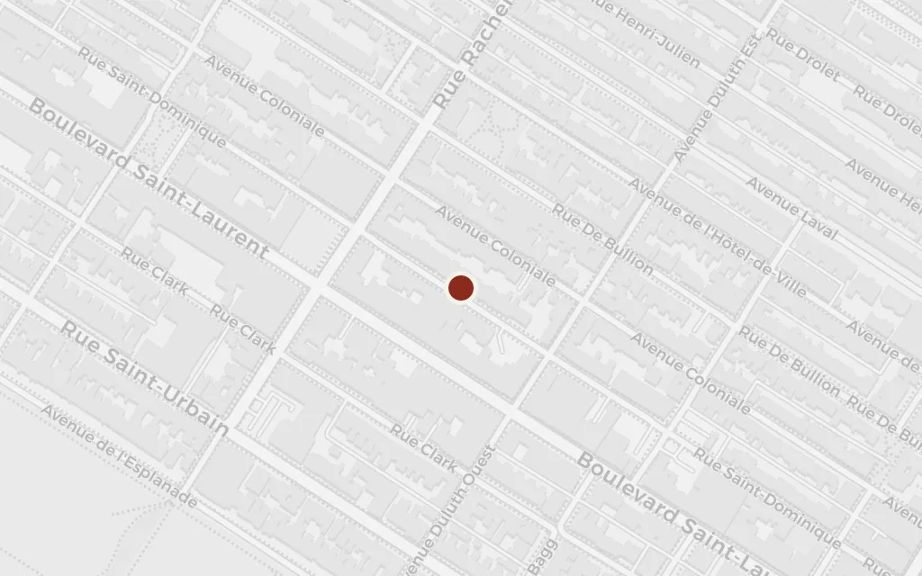 Map of The Main (the ending) today