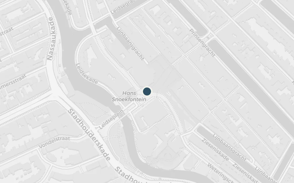 Map of Leidseplein, Amsterdam today