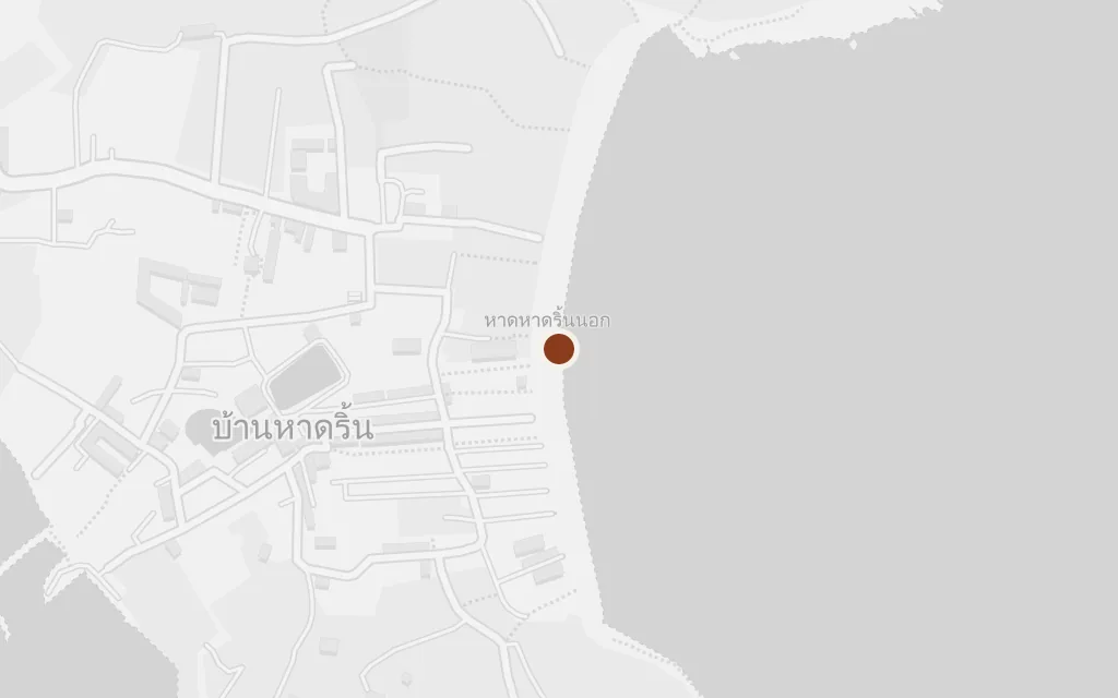 Map of Haad Rin, Ko Pha Ngan today