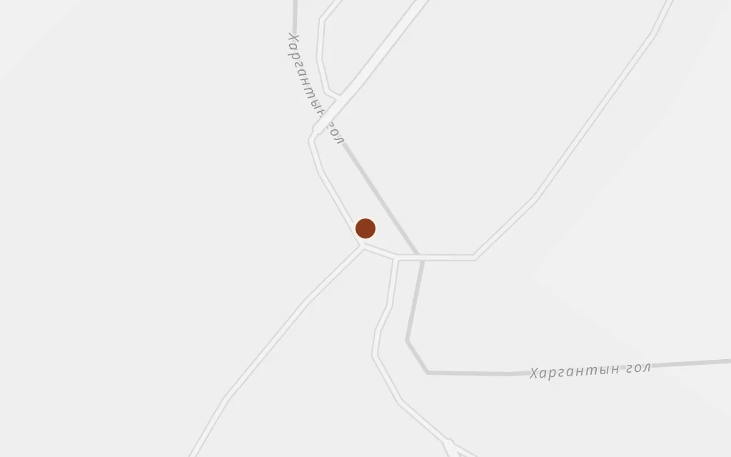 Map of Tsengel, the Tuvan district today