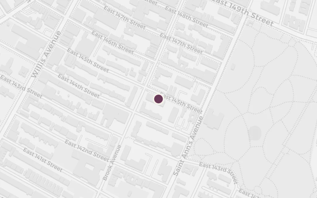 Map of The wrong turn in the South Bronx today